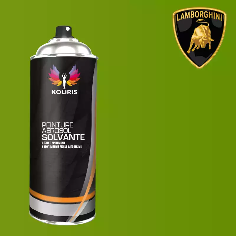 Bombe de peinture voiture solvant Lamborghini 400ml