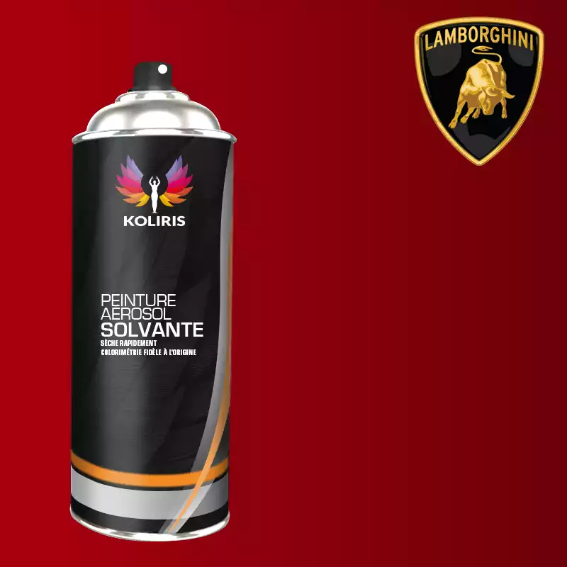 Bombe de peinture voiture solvant Lamborghini 400ml