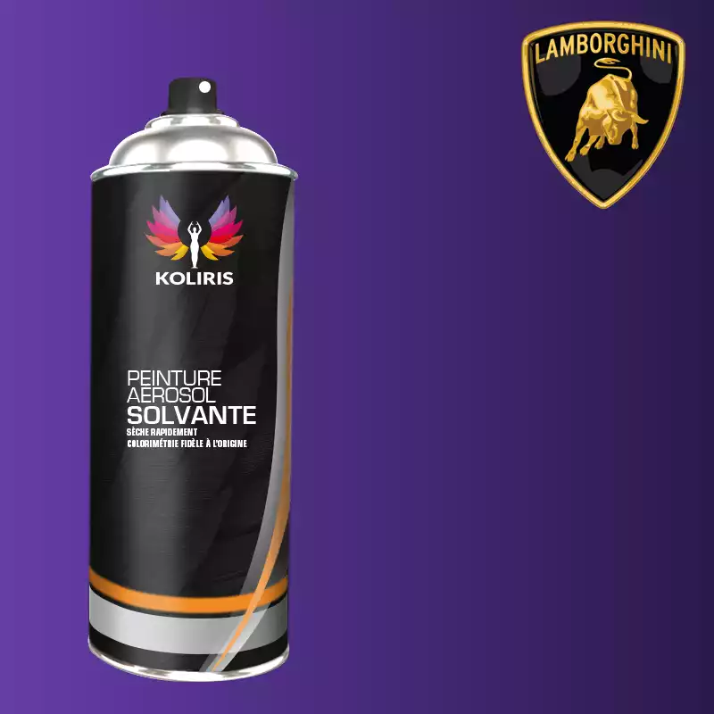 Bombe de peinture voiture solvant Lamborghini 400ml