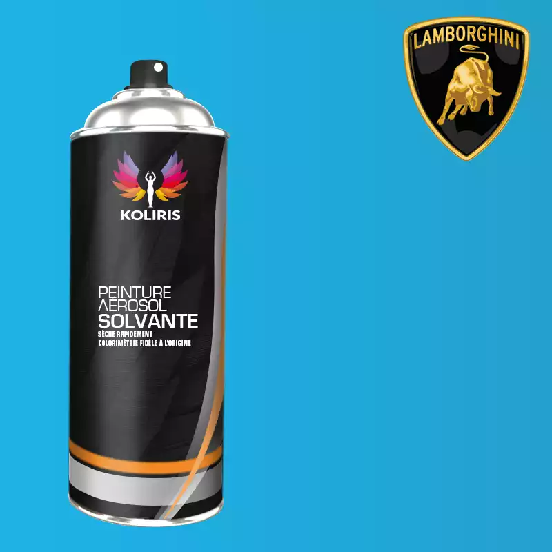 Bombe de peinture voiture solvant Lamborghini 400ml