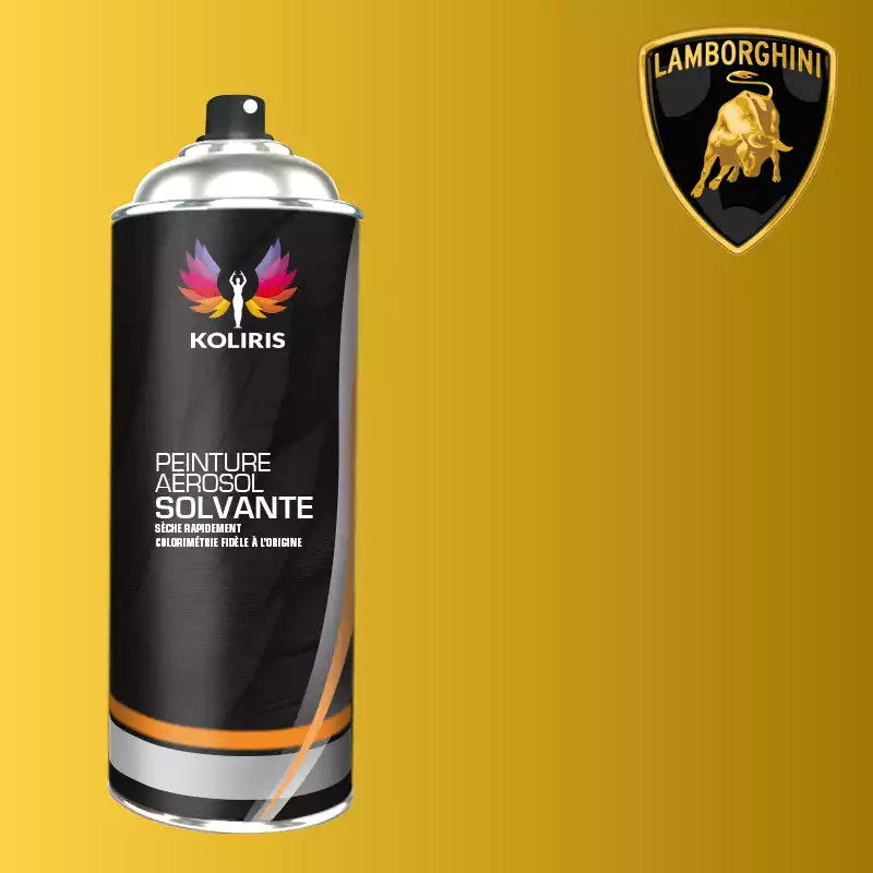 Bombe de peinture voiture solvant Lamborghini 400ml