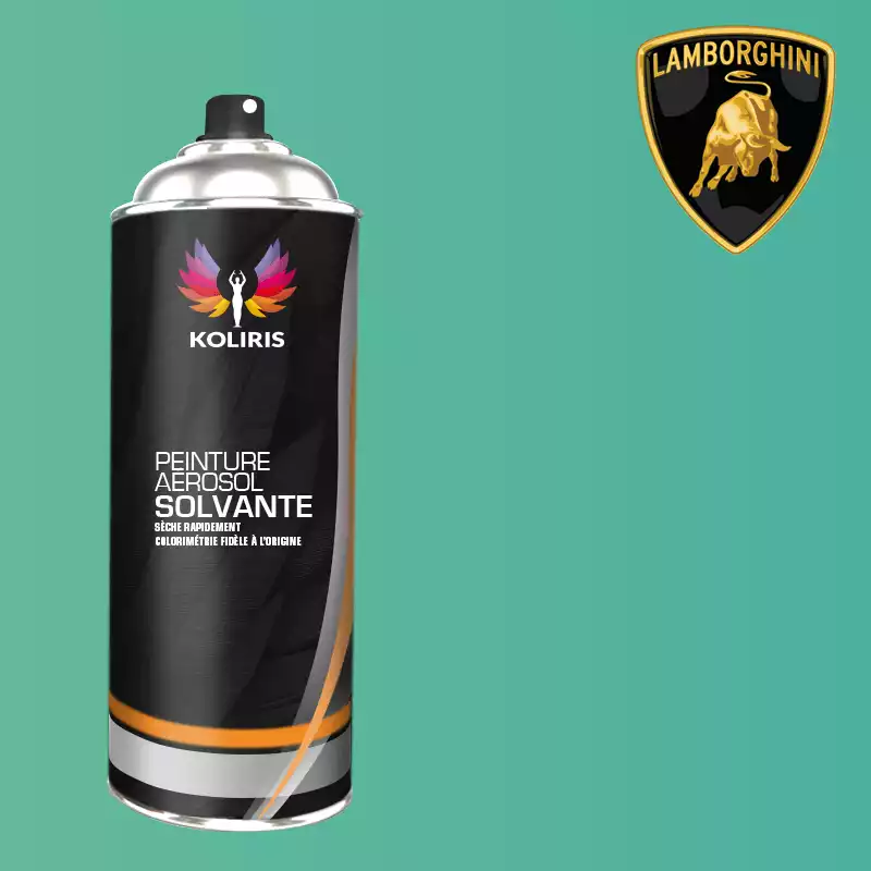 Bombe de peinture voiture solvant Lamborghini 400ml