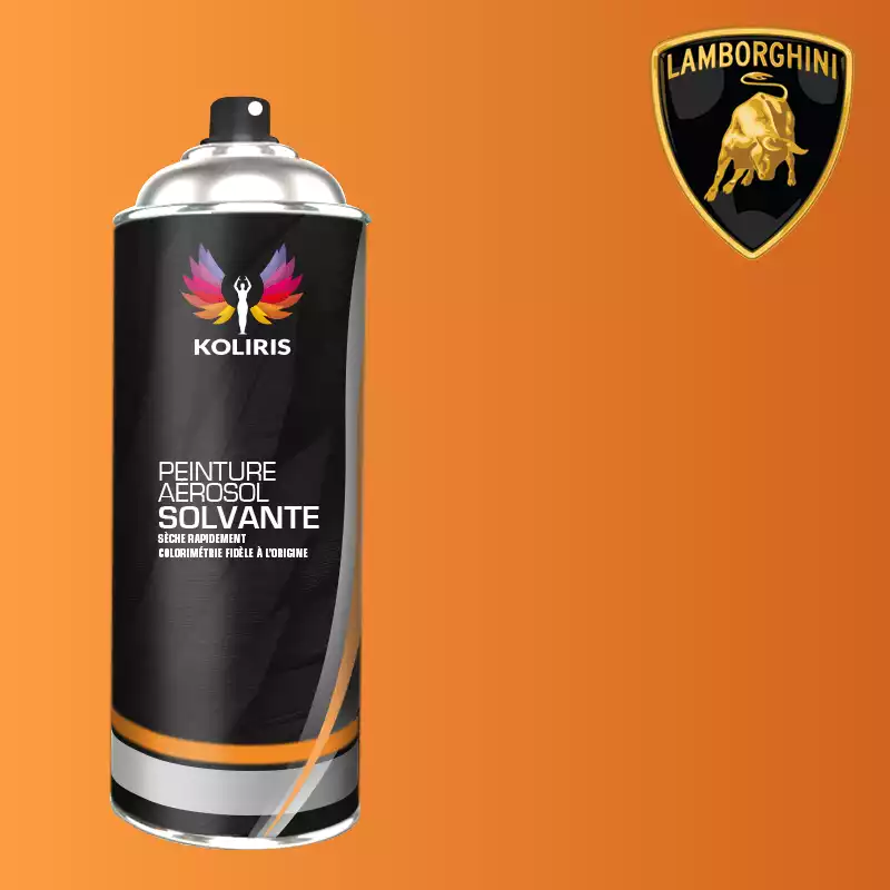 Bombe de peinture voiture solvant Lamborghini 400ml