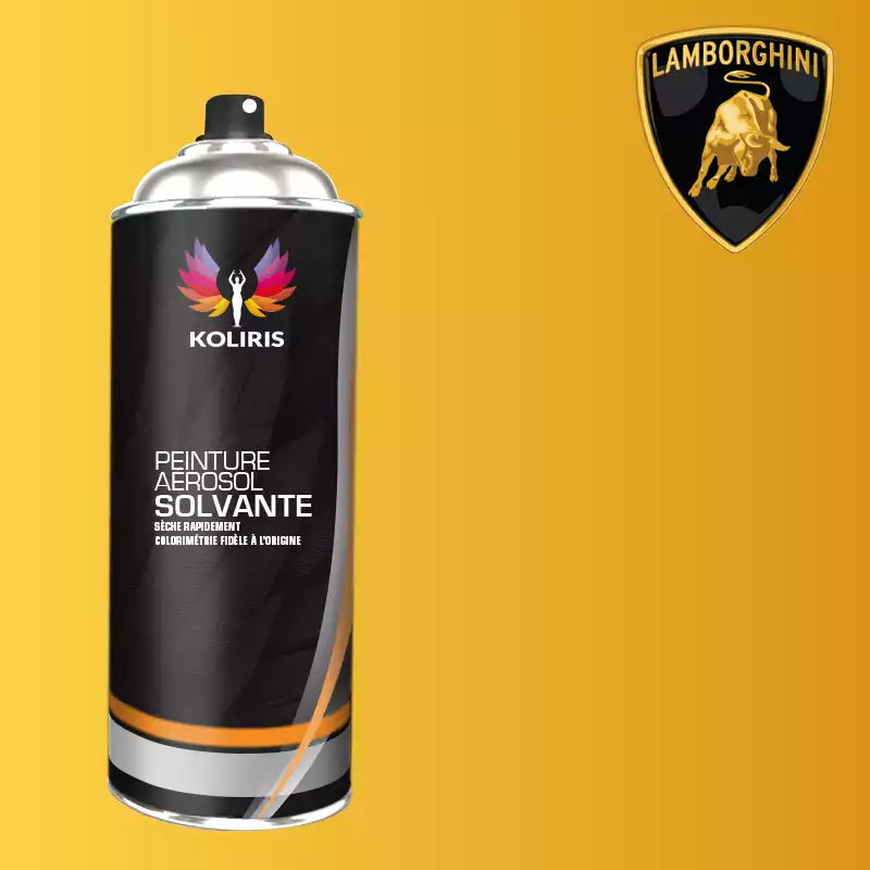 Bombe de peinture voiture solvant Lamborghini 400ml