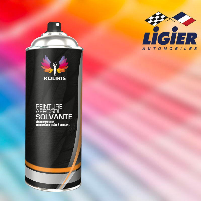 Bombe de peinture voiture solvant Ligier 400ml