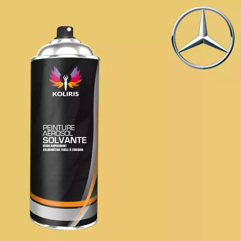 Bombe de peinture voiture solvant Mercedes Benz 400ml