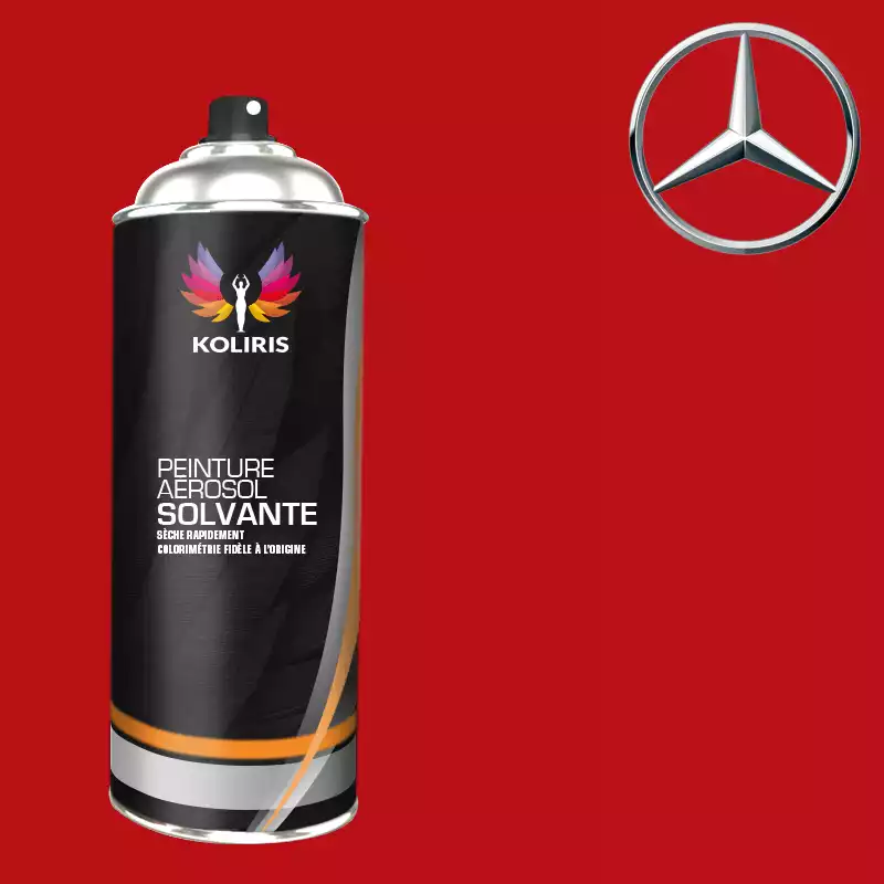 Bombe de peinture voiture solvant Mercedes Benz 400ml