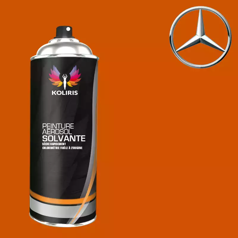 Bombe de peinture voiture solvant Mercedes Benz 400ml