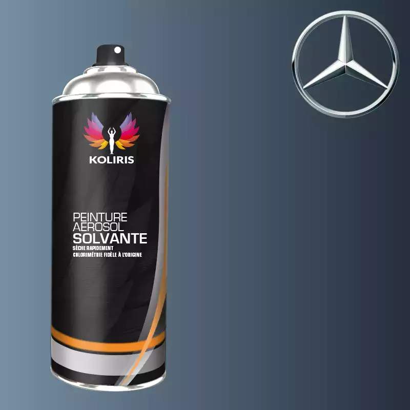 Bombe de peinture voiture solvant Mercedes Benz 400ml