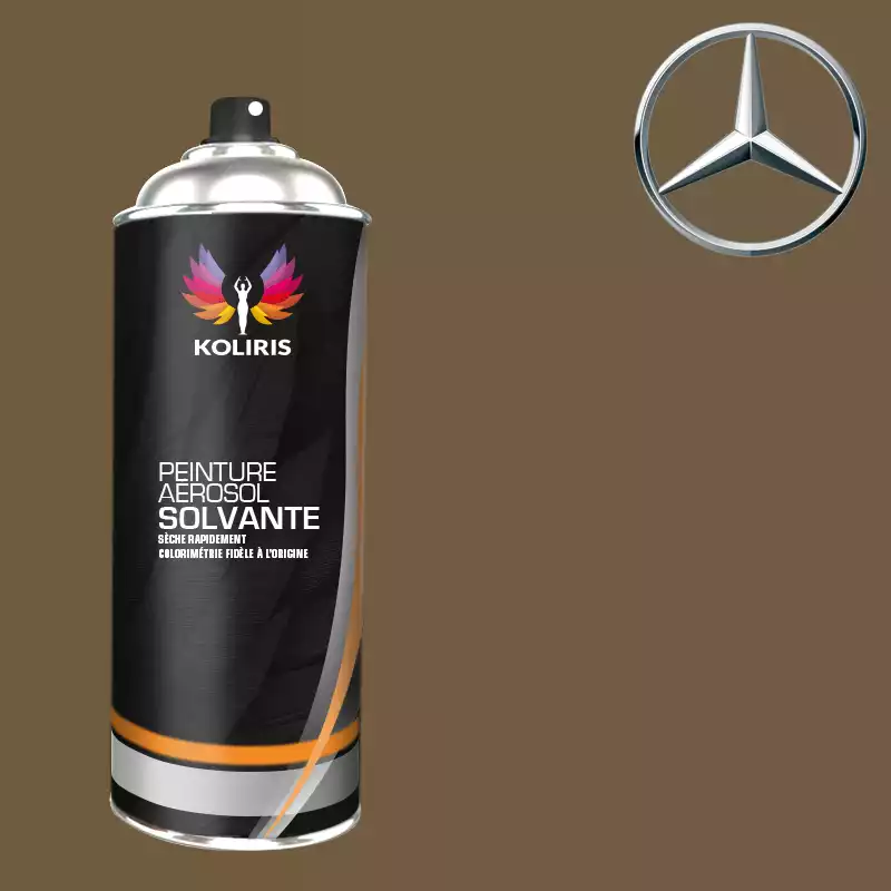 Bombe de peinture voiture solvant Mercedes Benz 400ml