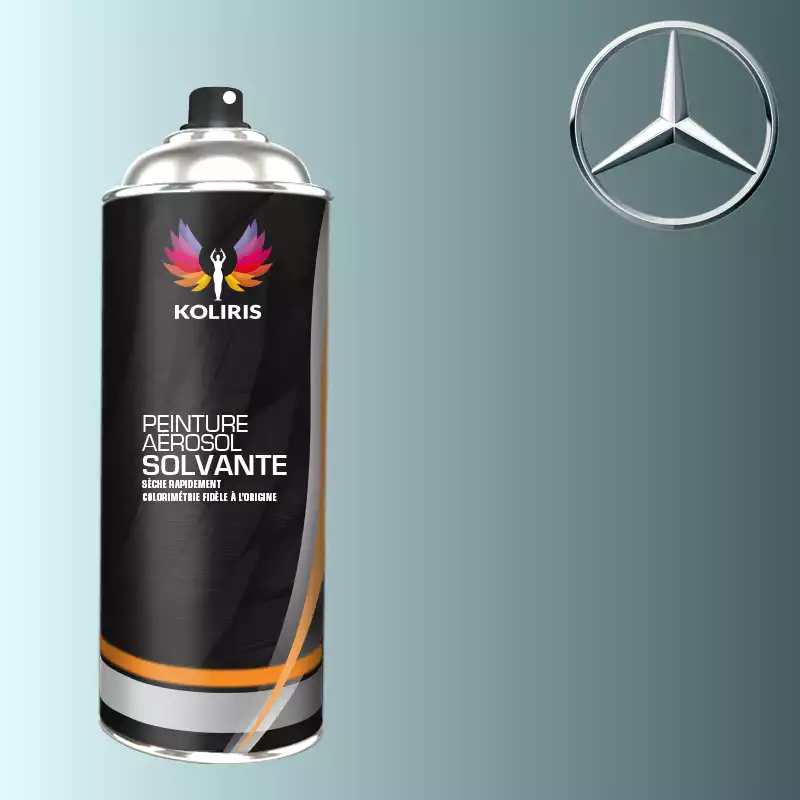 Bombe de peinture voiture solvant Mercedes Benz 400ml