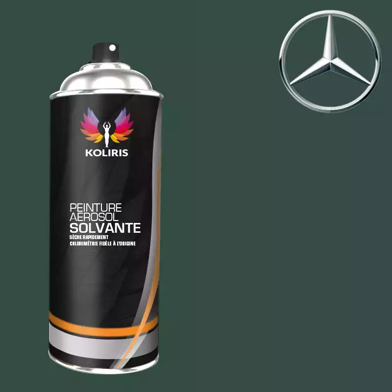 Bombe de peinture voiture solvant Mercedes Benz 400ml