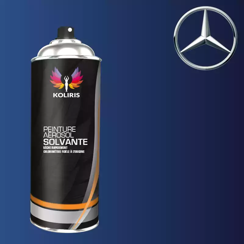 Bombe de peinture voiture solvant Mercedes Benz 400ml