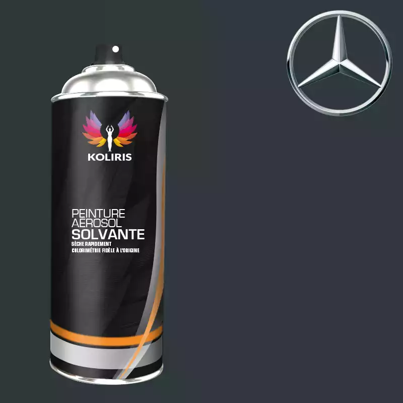 Bombe de peinture voiture solvant Mercedes Benz 400ml