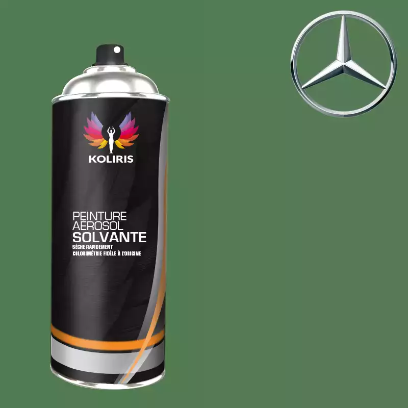 Bombe de peinture voiture solvant Mercedes Benz 400ml