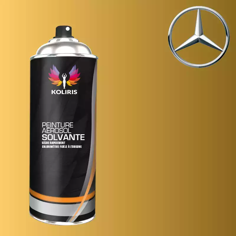 Bombe de peinture voiture solvant Mercedes Benz 400ml