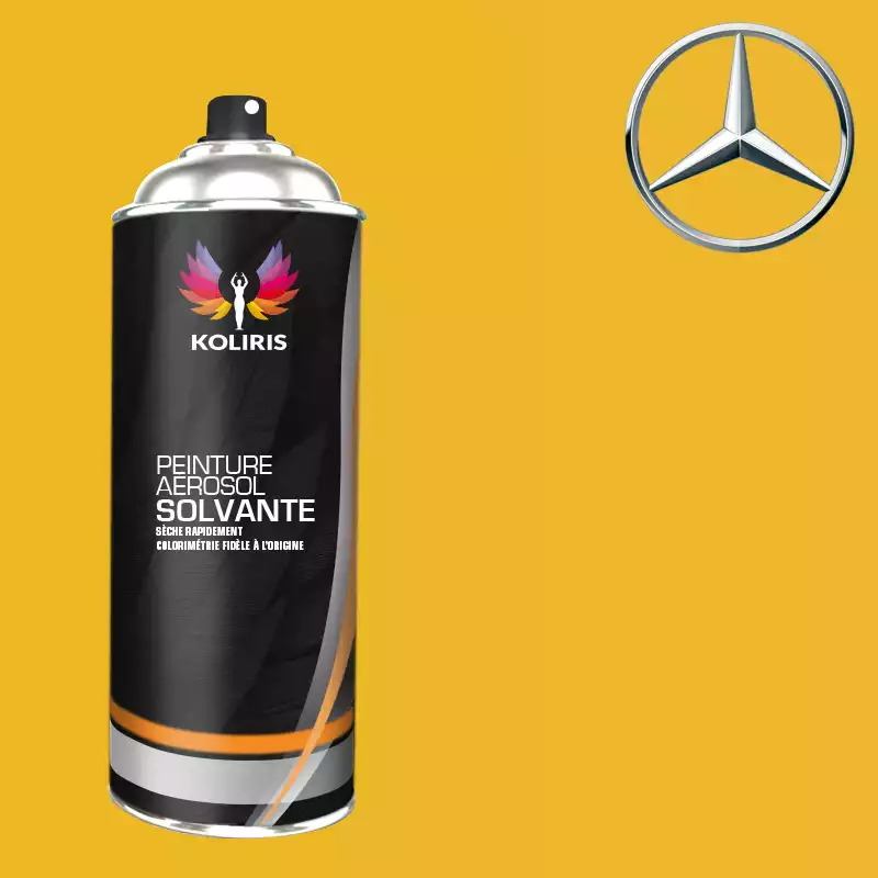 Bombe de peinture voiture solvant Mercedes Benz 400ml