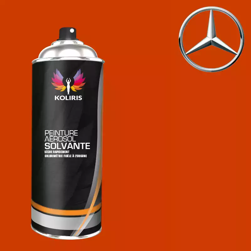 Bombe de peinture voiture solvant Mercedes Benz 400ml