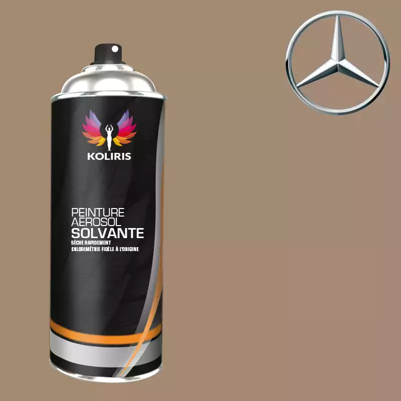 Bombe de peinture voiture solvant Mercedes Benz 400ml