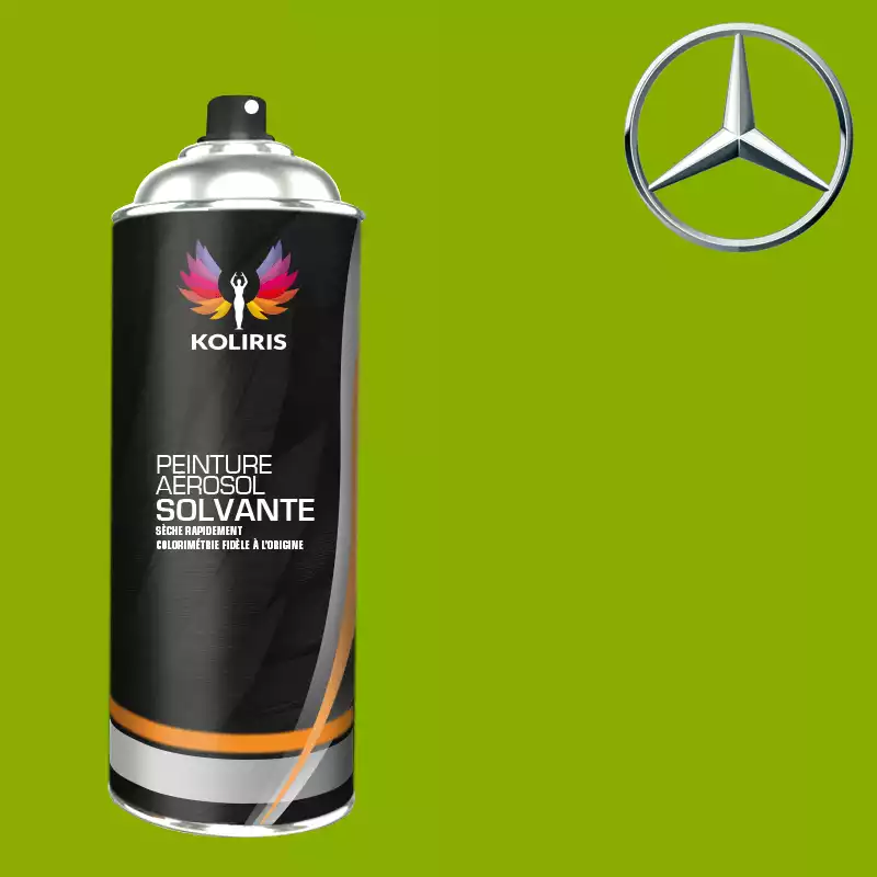 Bombe de peinture voiture solvant Mercedes Benz 400ml