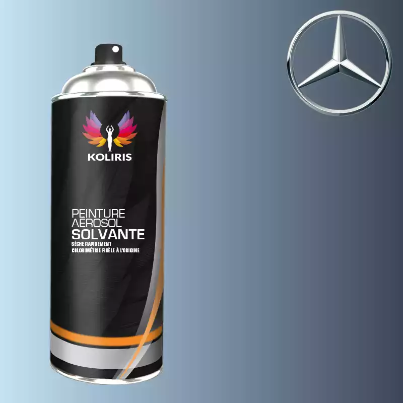 Bombe de peinture voiture solvant Mercedes Benz 400ml