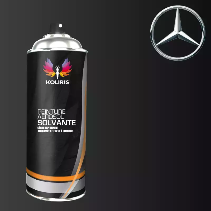 Bombe de peinture voiture solvant Mercedes Benz 400ml