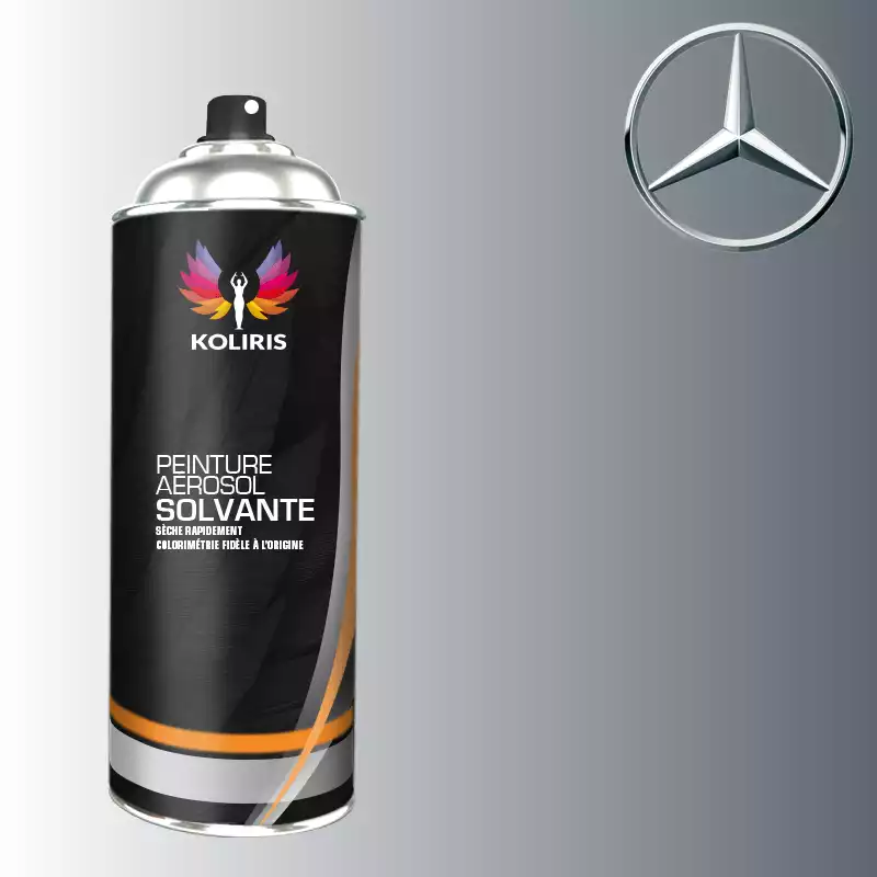 Bombe de peinture voiture solvant Mercedes Benz 400ml