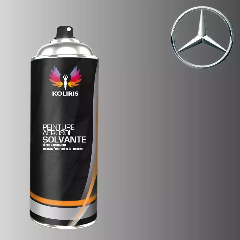 Bombe de peinture voiture solvant Mercedes Benz 400ml