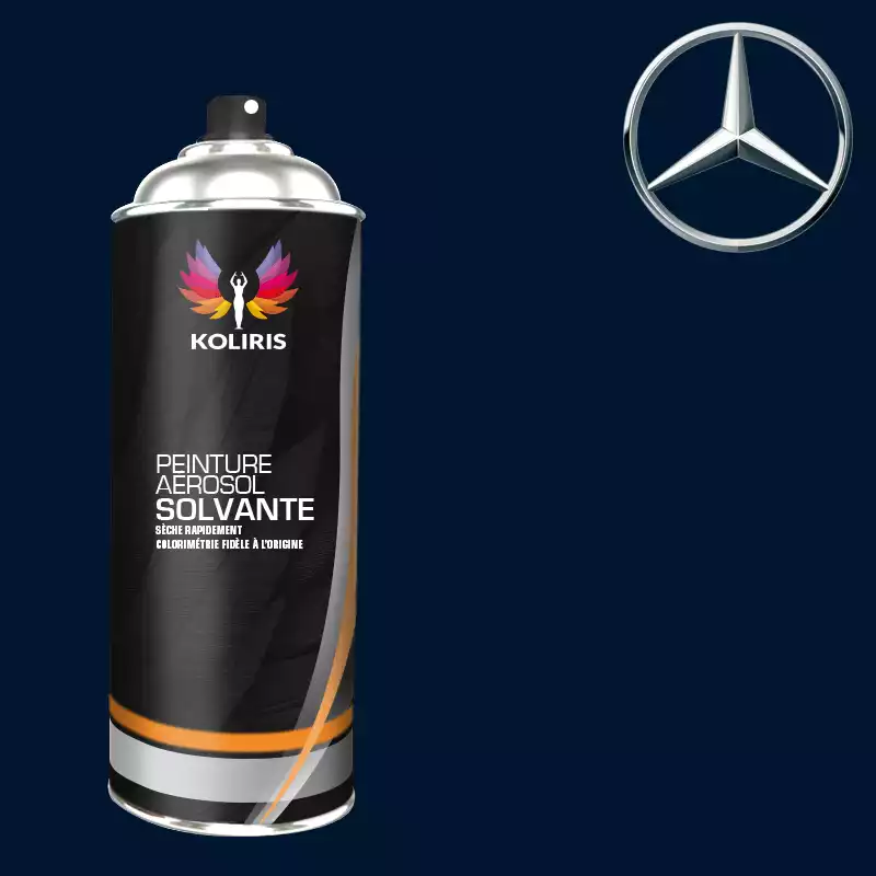 Bombe de peinture voiture solvant Mercedes Benz 400ml