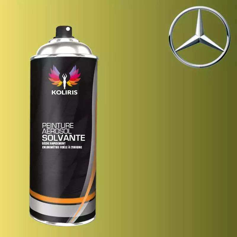 Bombe de peinture voiture solvant Mercedes Benz 400ml