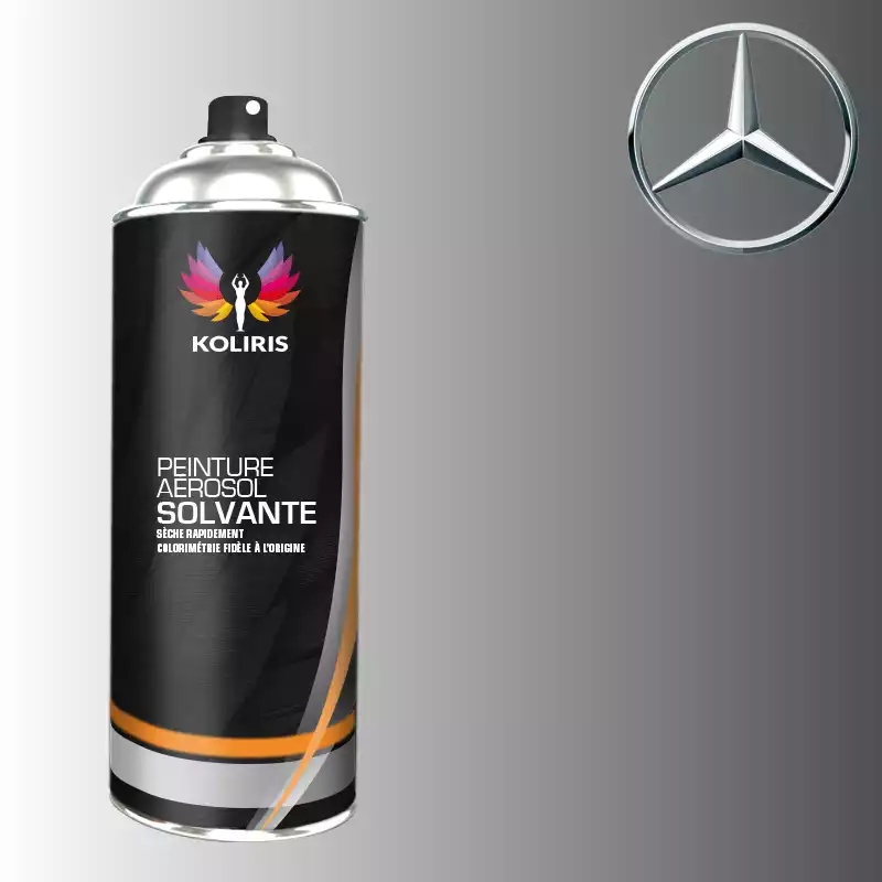 Bombe de peinture voiture solvant Mercedes Benz 400ml