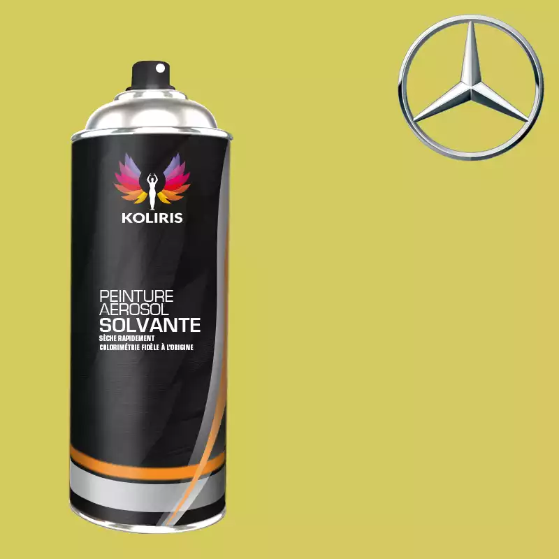 Bombe de peinture voiture solvant Mercedes Benz 400ml