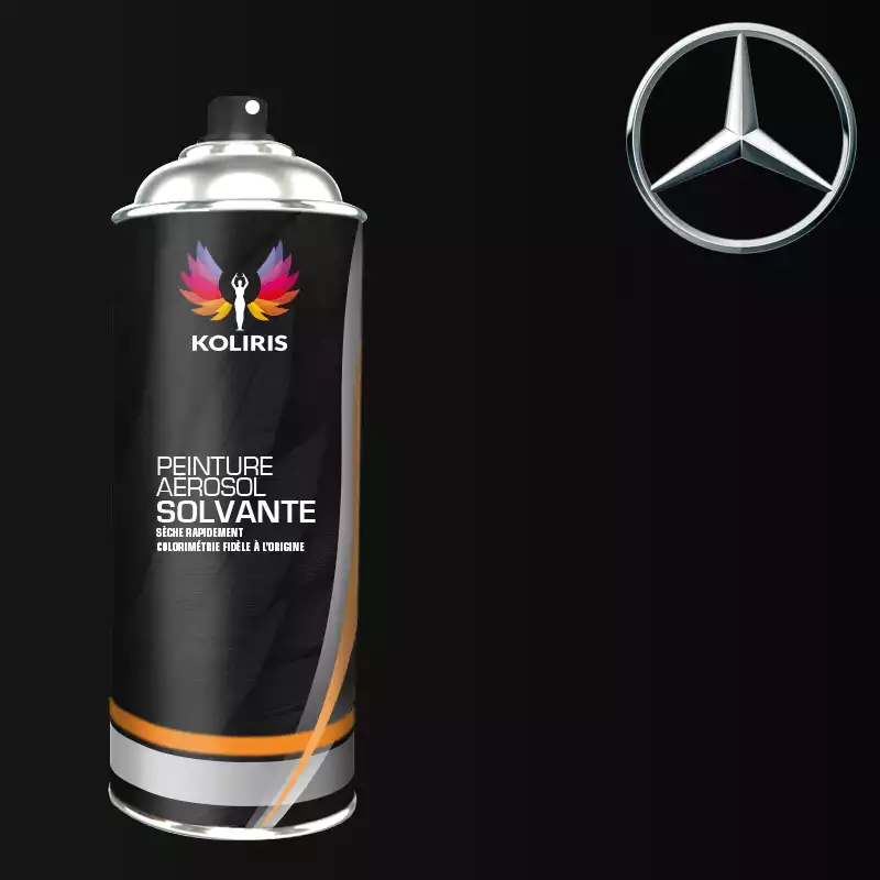 Bombe de peinture voiture solvant Mercedes Benz 400ml