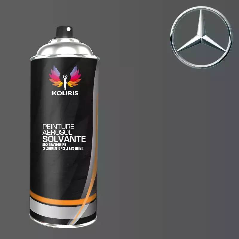 Bombe de peinture voiture solvant Mercedes Benz 400ml