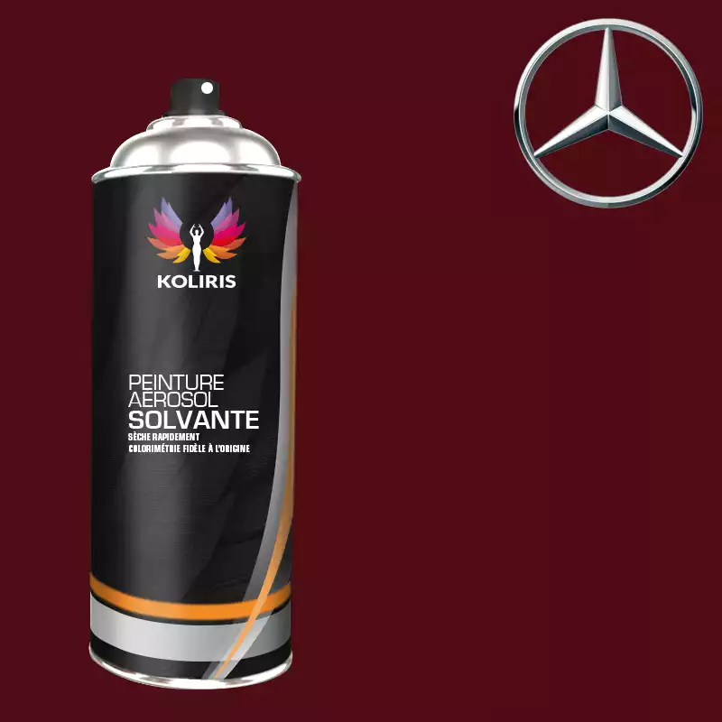 Bombe de peinture voiture solvant Mercedes Benz 400ml