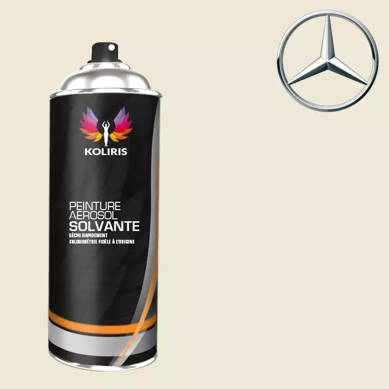 Bombe de peinture voiture solvant Mercedes Benz 400ml