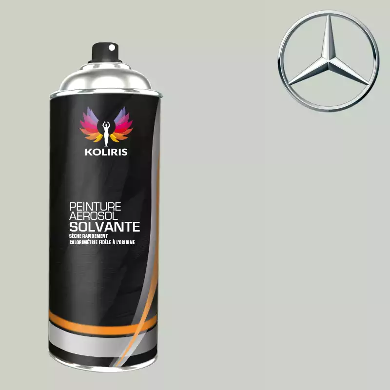 Bombe de peinture voiture solvant Mercedes Benz 400ml