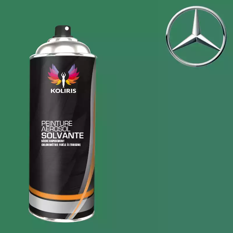 Bombe de peinture voiture solvant Mercedes Benz 400ml