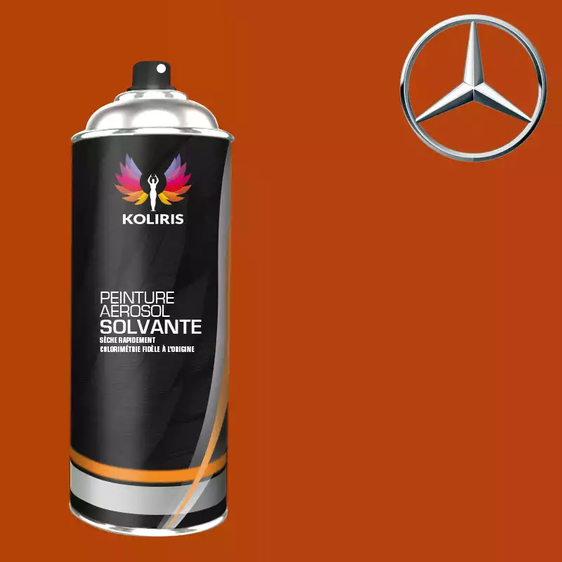 Bombe de peinture voiture solvant Mercedes Benz 400ml