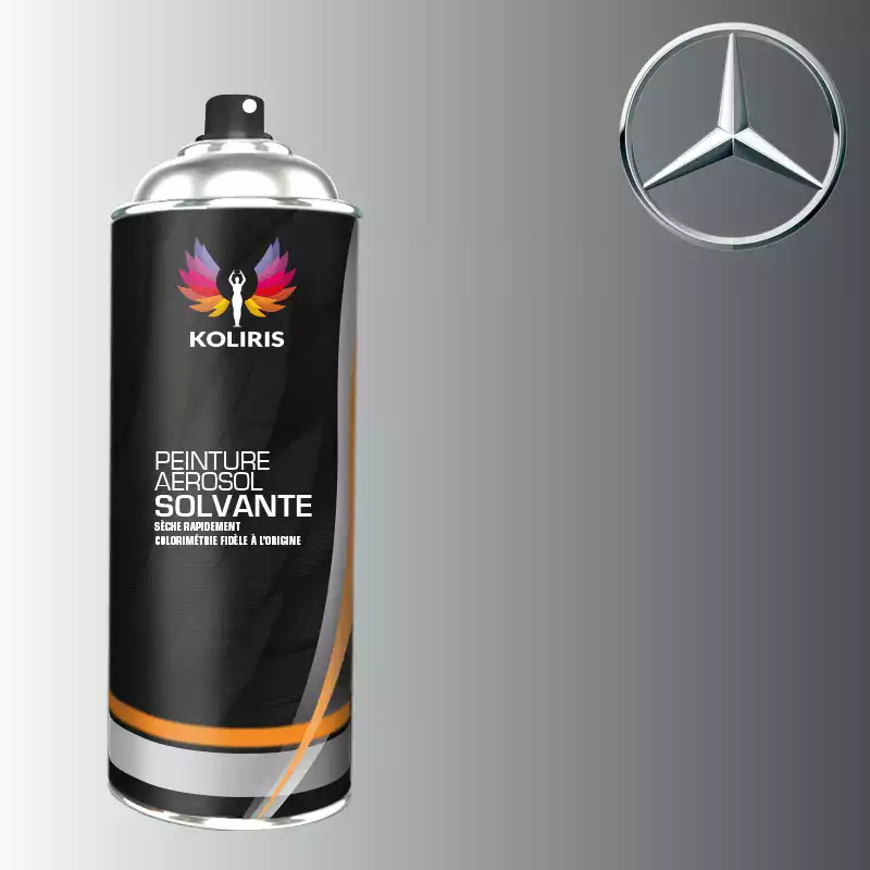 Bombe de peinture voiture solvant Mercedes Benz 400ml