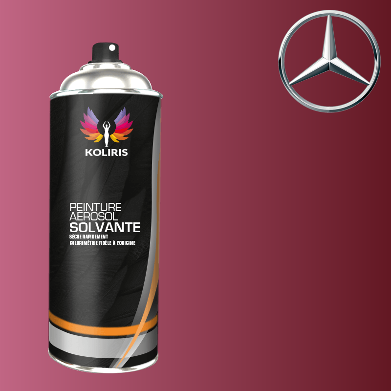 Bombe de peinture voiture solvant Mercedes Benz 400ml