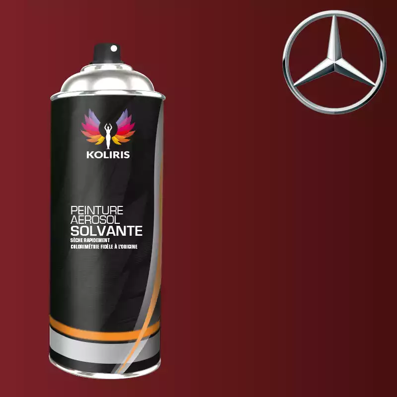 Bombe de peinture voiture solvant Mercedes Benz 400ml