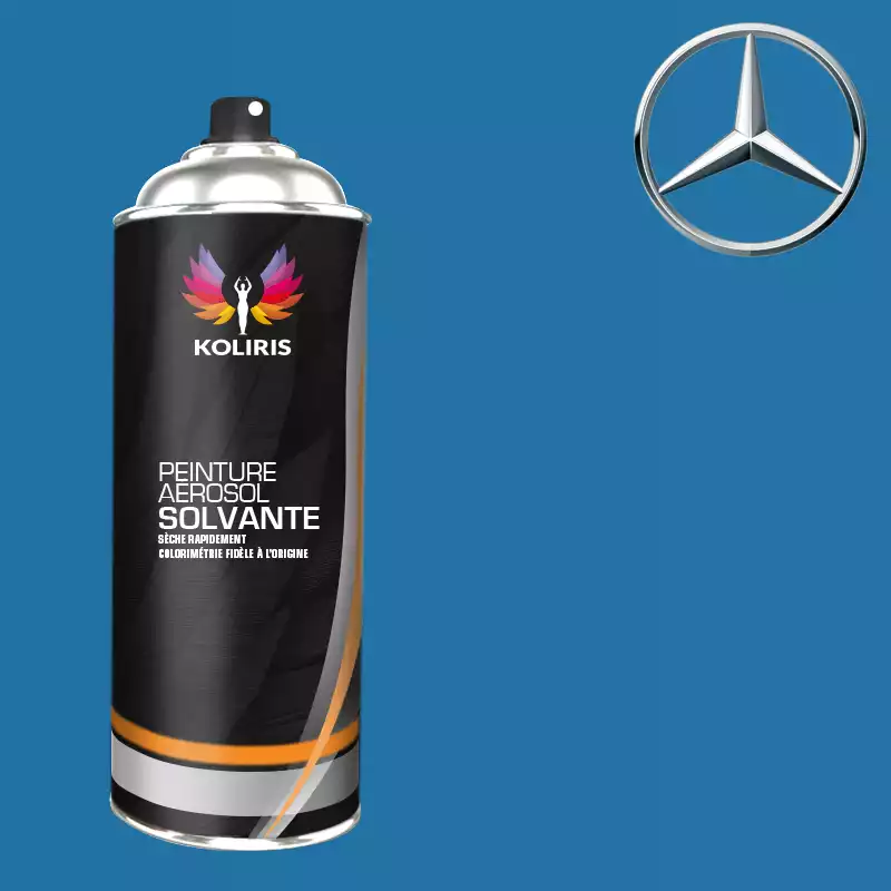 Bombe de peinture voiture solvant Mercedes Benz 400ml