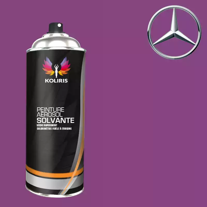 Bombe de peinture voiture solvant Mercedes Benz 400ml