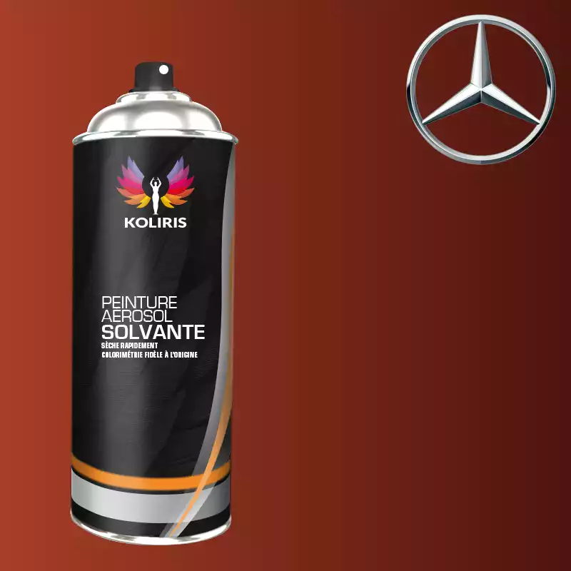 Bombe de peinture voiture solvant Mercedes Benz 400ml