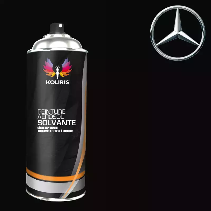 Bombe de peinture voiture solvant Mercedes Benz 400ml