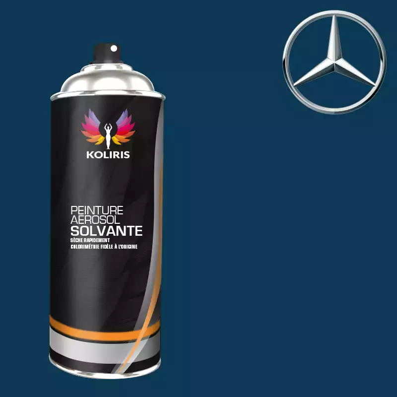 Bombe de peinture voiture solvant Mercedes Benz 400ml