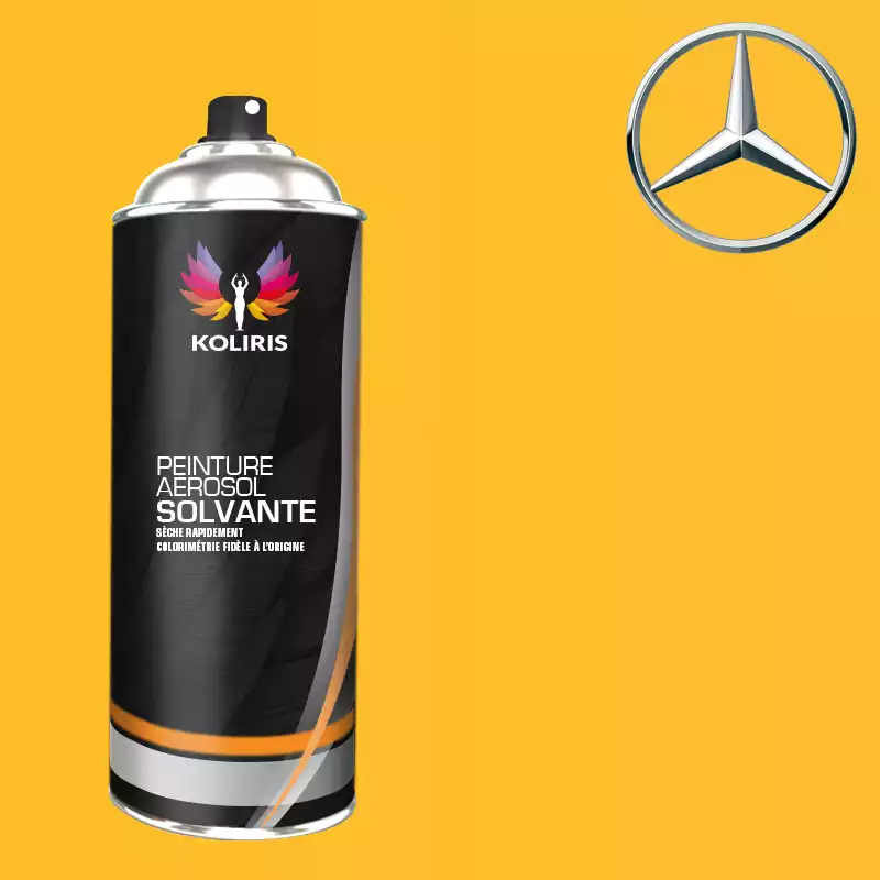 Bombe de peinture voiture solvant Mercedes Benz 400ml