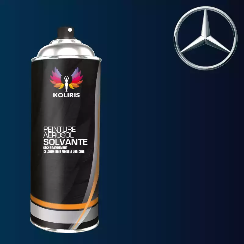 Bombe de peinture voiture solvant Mercedes Benz 400ml