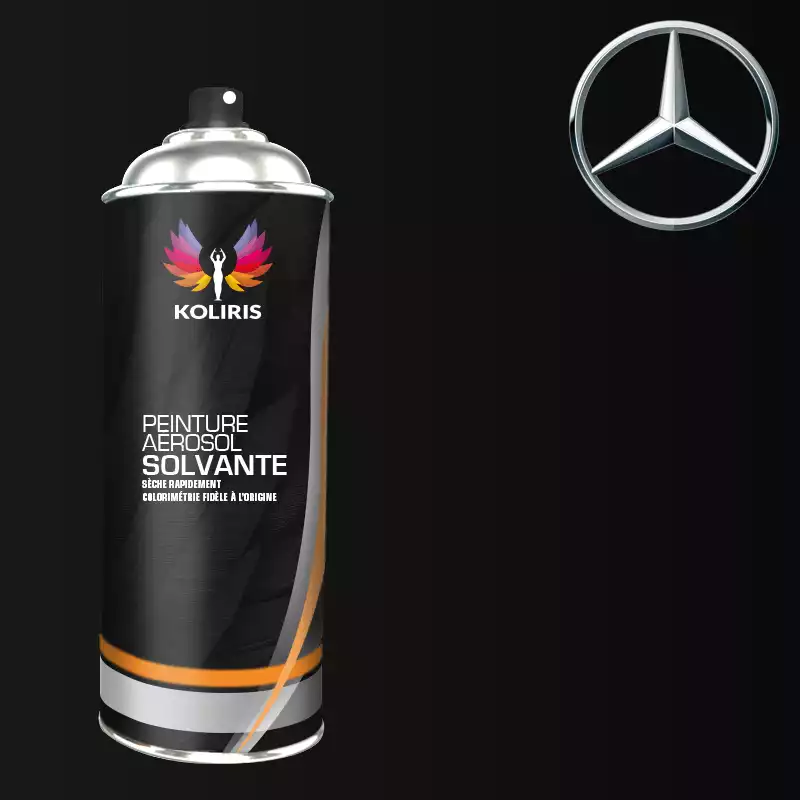 Bombe de peinture voiture solvant Mercedes Benz 400ml